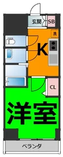 アステリ鶴舞テーセラ【13階】の間取り