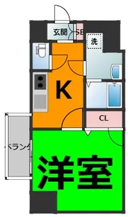 エスリード大須デュオ【10階】の間取り