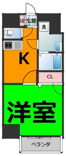 エスリード大須デュオ【6階】の間取り