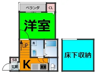 カーサ アージョ【2階】の間取り