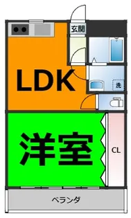 若葉ビル【3階】の間取り