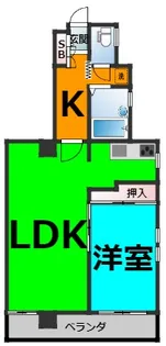 シティマンション新瑞東【4階】の間取り