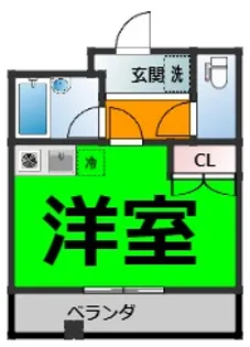 ハーモニアス桜山【2階】の間取り