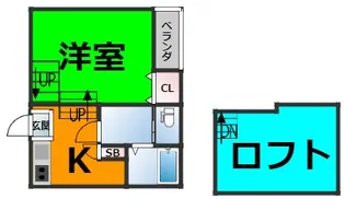 ハーモニーテラス八代町Ⅲ【1階】の間取り