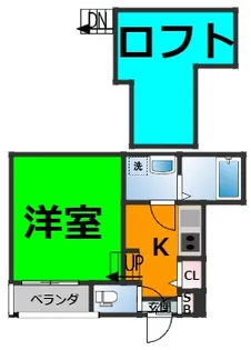 イデアーレ尼ケ坂【1階】の間取り