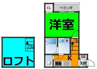 エムズガーデン【1階】の間取り