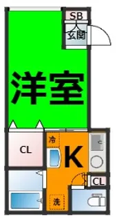 ションテ・ファオン・エスパス【1階】の間取り