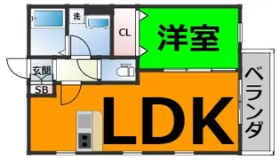 グランフォーレ名古屋【2階】の間取り