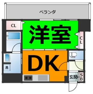 さくらHills NISHIKI Platinum Residence【11階】の間取り