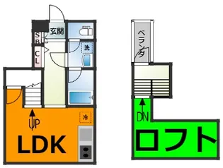 Castana黄金【1階】の間取り