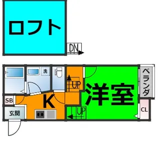 Creo志賀本通【2階】の間取り