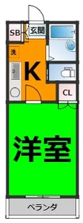 アストリー赤城【3階】の間取り