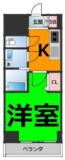 エスプレイス上前津レガシー【12階】の間取り