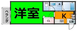 リブレア白鳥【2階】の間取り