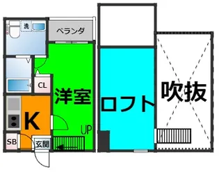 F.F.プレミア【1階】の間取り