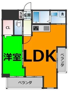 パークレジデンス名駅北【203号室】の間取り