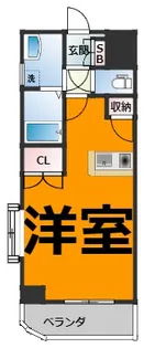 ヴェルシェーヌ桜橋【9階】の間取り