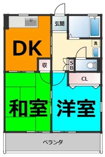 シャトレ藤【1階】の間取り