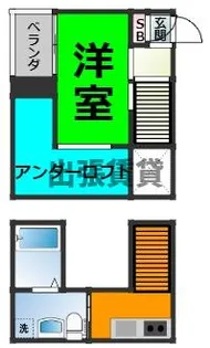 サンエイブリッジ Ⅱ【1階】の間取り