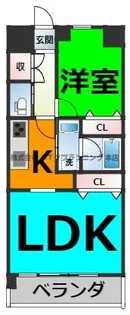 C.peace 1948【3階】の間取り