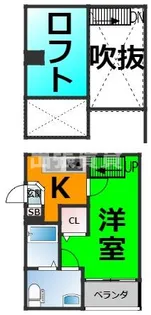ベルトピア上飯田【2階】の間取り