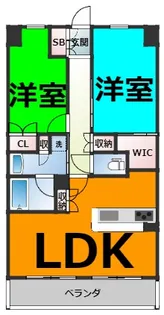 ラフィシア上前津【4階】の間取り