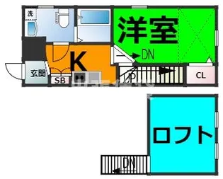 Etoile黒川【1階】の間取り