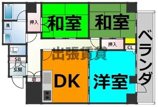 シティコーポ代官【3階】の間取り