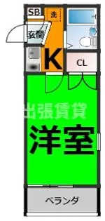 Nine Leaves 庄内通【1階】の間取り