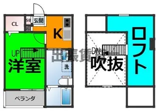 ラルーチェ庄内通【2階】の間取り
