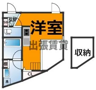 プリシェール名塚【1階】の間取り