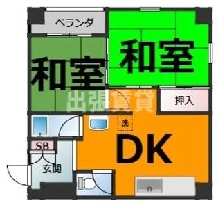 杵屋ビル【3階】の間取り