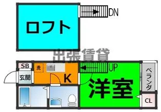 アルコバレーノ【1階】の間取り