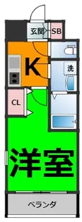 メイクス新栄【6階】の間取り