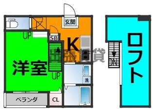 ヒルズ黒川【2階】の間取り