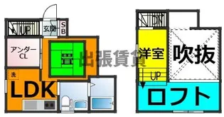 ACCOMMO岩塚【1階】の間取り