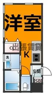 メゾン・ド・ボヌール【4階】の間取り