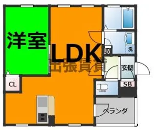 Leo Aries 大曽根【1階】の間取り