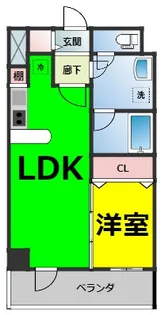 ヴェルジュコートI【7階】の間取り