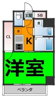 S-RESIDENCE浅間町【7階】の間取り