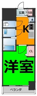 プレサンス上前津グレース【6階】の間取り