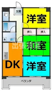 メゾンパトラージュII【3階】の間取り