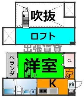 marcatore(マルカトーレ)【2階】の間取り