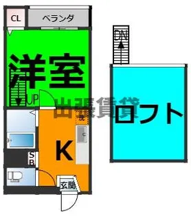 BELLAGIO井深【2階】の間取り