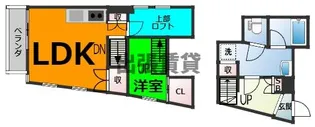 Cloud9名古屋駅前【2階】の間取り