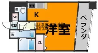 プラウランド名駅【7階】の間取り
