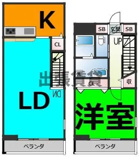 ドゥナーレ名駅西【3階】の間取り