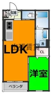 DELSOL IKOMA【2階】の間取り