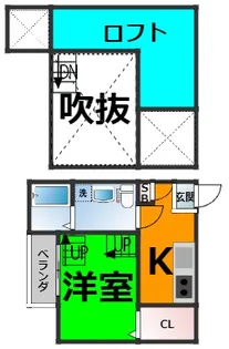 Vadoo【2階】の間取り