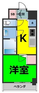 S-RESIDENCE志賀本通【5階】の間取り